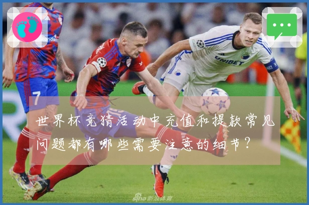 世界杯竞猜活动中充值和提款常见问题都有哪些需要注意的细节？