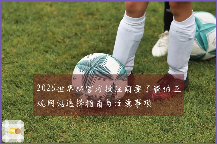 2026世界杯官方投注前要了解的正规网站选择指南与注意事项